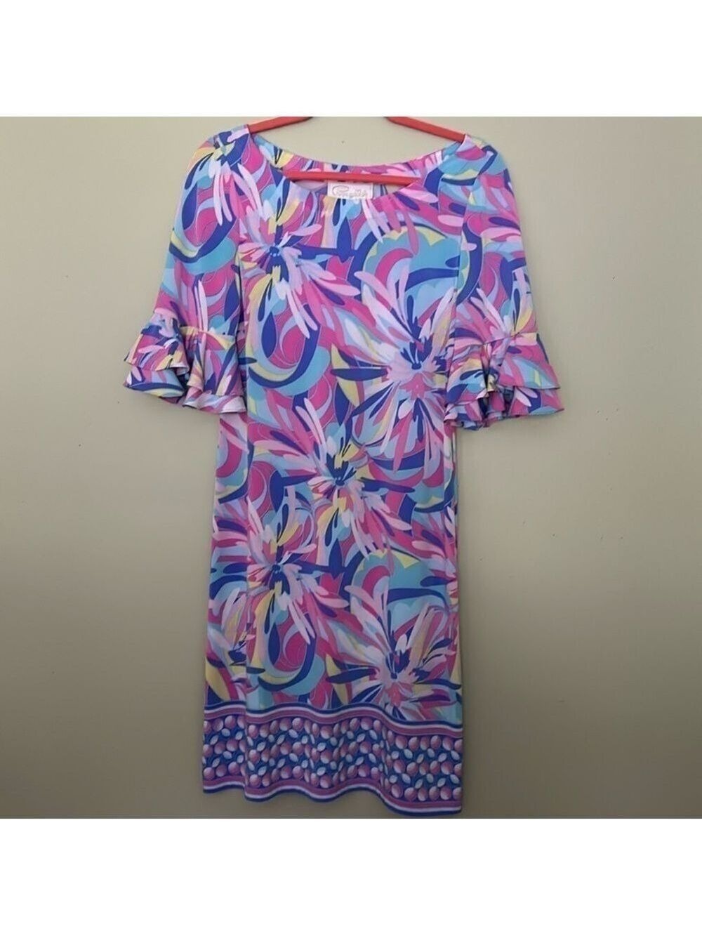 Pappagallo Pastel Multi Colored Dress